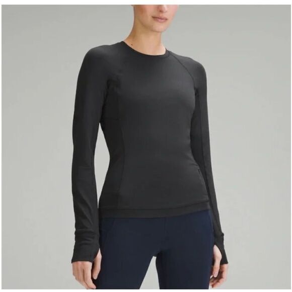 lululemon ‘It’s Rulu Run Long-Sleeve’ in Black Size 6 - Picture 1 of 8